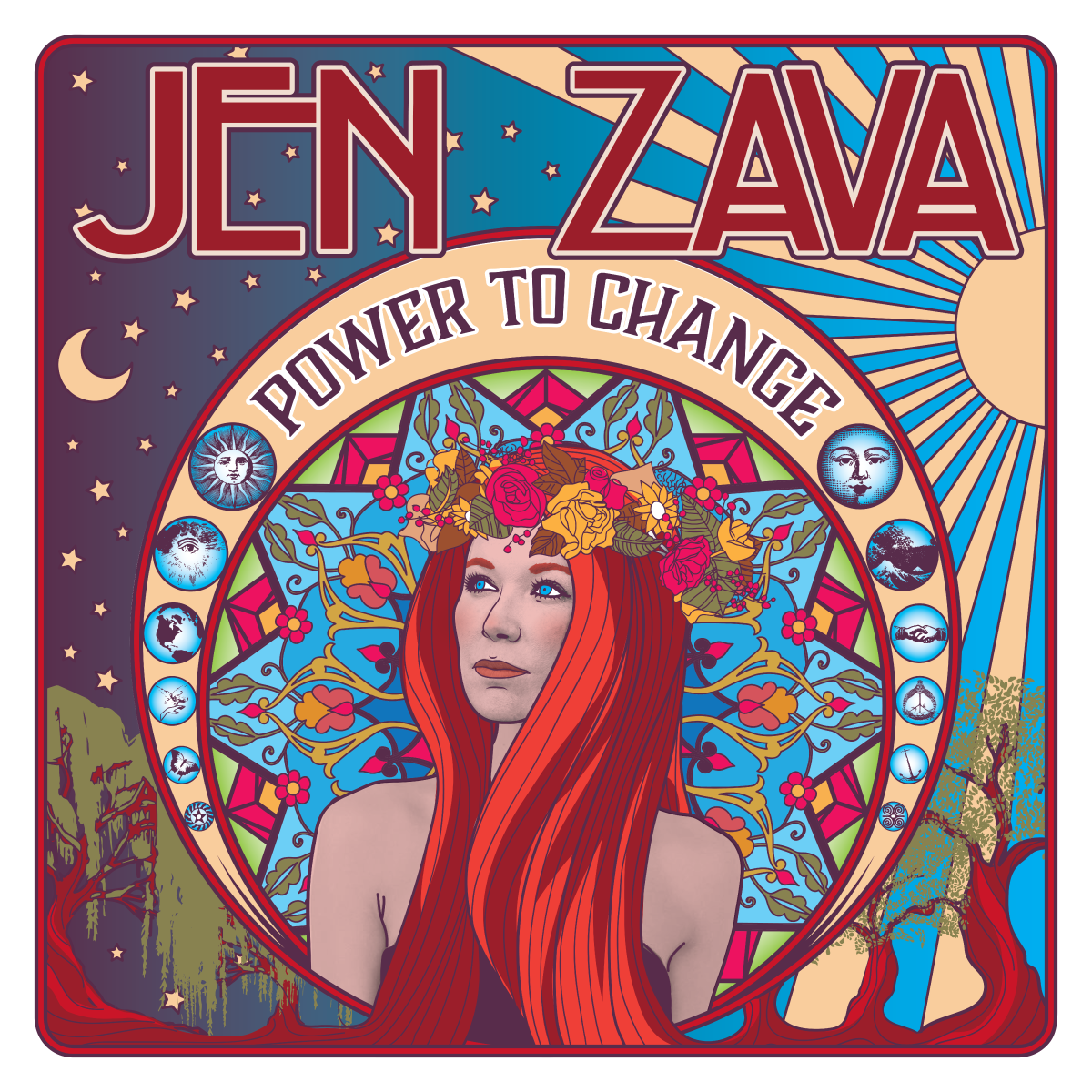 Jen Zava 'Power To Change' album cover